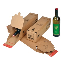 [77250] SCATOLA SPEDIZIONE 74x74x305mm MODULO BASE X 1 BOTTIGLIA