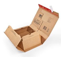 [56464] SCATOLA SPEDIZIONE A5+ 230X166X90MM AVANA