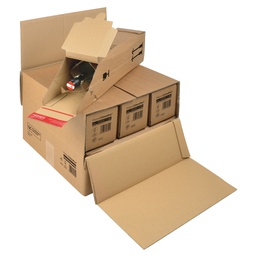 [77251] SCATOLA SPEDIZIONE MODULABILE 375x365x250mm X3/6 BOTTIGLIE