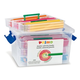 [71019] SCHOOLBOX 120 PASTELLI COLORATI MAXI JUMBO 100 FSC in 12 colori PRIMO