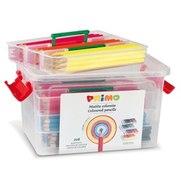 [71017] SCHOOLBOX 216 PASTELLI COLORATI 100 FSC in 12 colori PRIMO