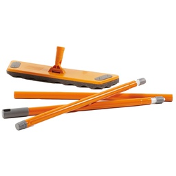 [74084] SCOPA ''il Pulipolvere'' c/MANICO 130cm + 20 RETINE PULIPOLVERE PERFETTO
