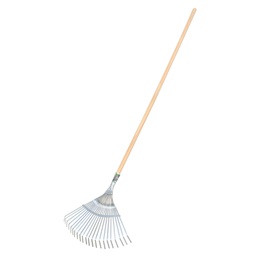 [91932] Scopa per erba e foglie 22 denti - manico 120cm
