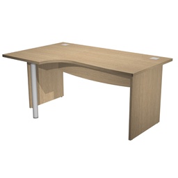 [82951] Scrivania Compact SX fianco pann. L160cm Rovere - AgorA' Direction
