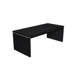 [74301] SCRIVANIA DIREZIONALE 210X90cm NERO VEN. - PRESTIGE