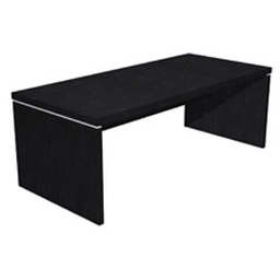 [74301] SCRIVANIA DIREZIONALE 210X90cm NERO VEN. - PRESTIGE