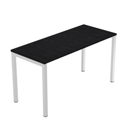 [94411] Scrivania Easy Plus smartw. 140x60x72,5cm nero venato frassino