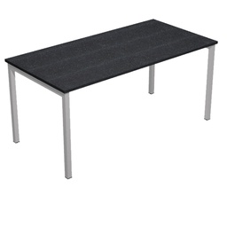 [76744] SCRIVANIA LINEARE 120X80cm NERO VENATO FRASS. - EASY Plus