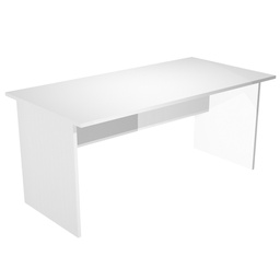[74340] SCRIVANIA LINEARE 140X80cm BIANCO - EASY