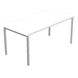 [76746] SCRIVANIA LINEARE 140X80cm BIANCO - EASY Plus