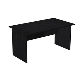 [74343] SCRIVANIA LINEARE 140X80cm NERO VENATO - EASY