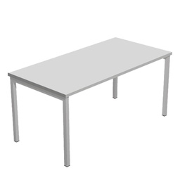 [76755] SCRIVANIA LINEARE 160X80cm GRIGIO - EASY Plus