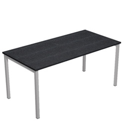 [76754] SCRIVANIA LINEARE 160X80cm NERO VENATO FRASS. - EASY Plus