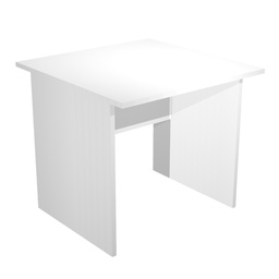[74345] SCRIVANIA LINEARE 80X80cm BIANCO - EASY
