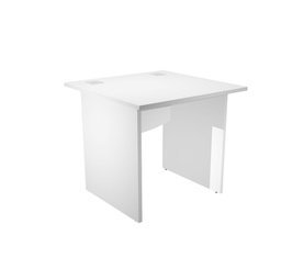 [94433] Scrivania operativa fianchi melaminico 80x80cm H73cm Bianco AgorA' Basic