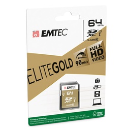 [EMTSD64GXC10GP] SDXC EMTEC 64GB CLASS 10 GOLD +