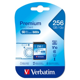 [VERB44026] SECURE DIGITAL CARD PREMIUM SDXC Class 10/UHS-1 256GB