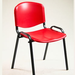 [74216] SEDIA ATTESA Dado D5SP ROSSO senza BRACCIOLI