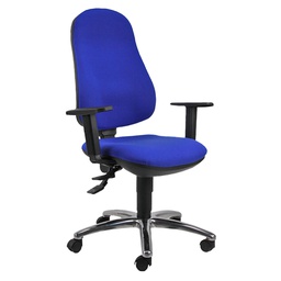[60909] SEDIA OPERATIVA Ariel BLU C/BRACC. REGOLABILI