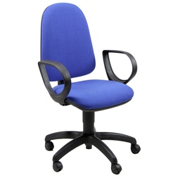 [73363] SEDIA OPERATIVA Jusb BLU C/BRACC.
