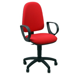 [73366] SEDIA OPERATIVA Jusb ROSSO C/BRACC.