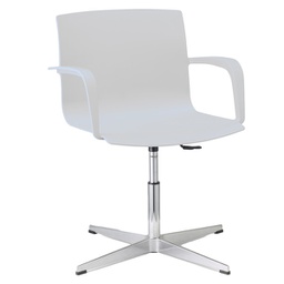 [96854] Seduta attesa Melissa MEGP bianco con braccioli inclusi