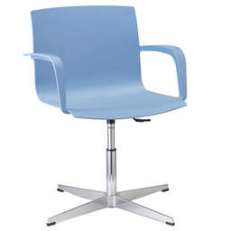 [96475] Seduta attesa Melissa MEGP celeste con braccioli inclusi