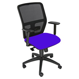 [81988] Seduta operativa ergonomica Kemper A Blu c/bracc.reg.