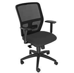 [81987] Seduta operativa ergonomica Kemper A Nero c/bracc.reg.