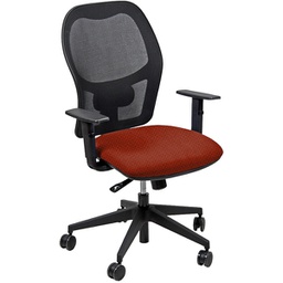 [95893] Seduta operativa Hubble HUHU 4 blocchi arancione con braccioli regolabili