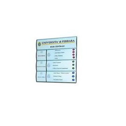 [50471] SEGNALETICA A PARETE 10X15CM PROFILO SILVER ARKO