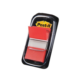 [32043] SEGNAPAGINA Post-it® 680-1 ROSSO 25.4X43.6MM 50FG INDEX