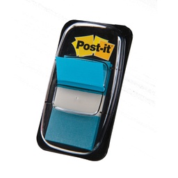 [32214] SEGNAPAGINA Post-it® 680-23 BLU VIVACE 25.4X43.6MM 50FOGLIETTI
