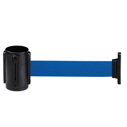 [90159] Segnapercorso murale Nero con nastro 200cm Blu Alfa Mural