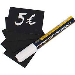 [71669] Set 20 TAG nere 5,2x7,4cm (A8 Securit