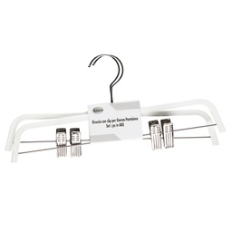 [94000] Set 2 grucce antiscivolo gonna/pantalone bianco 37x0,6cm