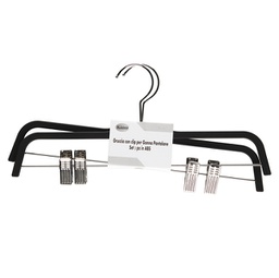 [93999] Set 2 grucce antiscivolo gonna/pantalone nero 37x0,6cm