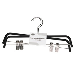 [93999] Set 2 grucce antiscivolo gonna/pantalone nero 37x0,6cm