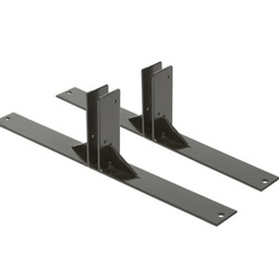 [77160] SET 2 PIEDI IN METALLO NERO per LAVAGNE Multiboard Securit