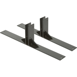 [77160] SET 2 PIEDI IN METALLO NERO per LAVAGNE Multiboard Securit