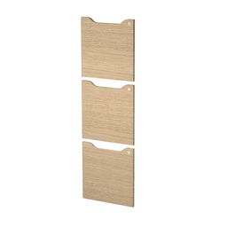 [82941] Set 3 ante c/serratura Rovere per casellari Maxi Rainbow