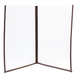 [74565] Set 3 Porta Menu' Crystal BR2 DOPPIO (per 4 FOGLI A4