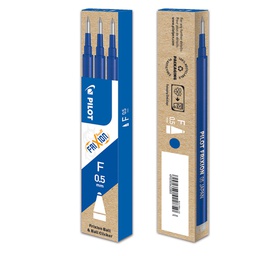 [70876] SET 3 REFILL SFERA FRIXIONball CLICKER 0.5mm BLU PILOT