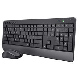 [97205] Set tastiera wireless + mouse wireless ultrasilenziosa Trezo - Trust