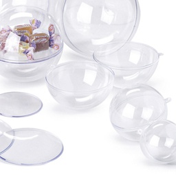 [73941] SFERA APRIBILE in POLISTIRENE TRASPARENTE D100mm RI.PLAST