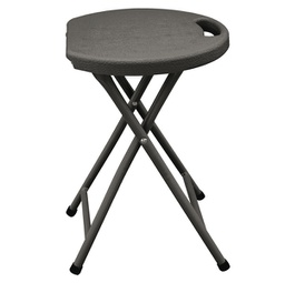 [91683] Sgabello pieghevole in HDPE noce Horeca