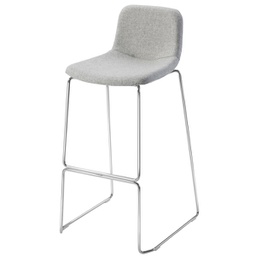 [93898] Sgabello Tosca TOS grigio chiaro senza braccioli