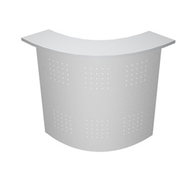 [76807] SOPRALZO ANGOLARE 90  RECEPTION GRIGIO/METALLO - EASY
