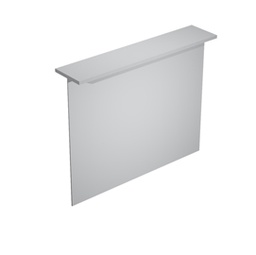 [76803] SOPRALZO RECEPTION per SCRIVANIE da 140cm GRIGIO - EASY