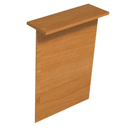 [76800] SOPRALZO RECEPTION per SCRIVANIE da 80cm NOCE CHIARO - EASY